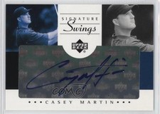 2002 SP Game Used Edition Signature Swings Casey Martin #SS-MA Auto 2a8