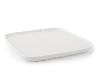 Quadratischer Porzellan Teller, Weiß, Madrid, 28Cm, H&h