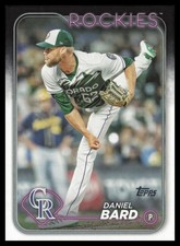2024 Topps #320 Daniel Bard Colorado Rockies Baseball Card
