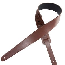 Guitar Strap,Soft PU Leather Guitar Strap Black/Brown Both Sides Work 2.35" W...