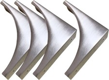 Corner Guards, Metal Protectors for Furniture, Vintage Silver