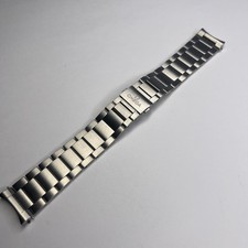 Omega Steel STZ006003 Bracelet & STZ006975 Clasp & 20mm End Links For Railmaster