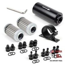 10 Micron Inline Fuel Filter With 6an 8an 10an Adapter6pcs 10 Micron 15pcs 10 Micron Inline Fuel Filter With 6an 8an 10an Adapter6pcs 10 Micron 15pcs
