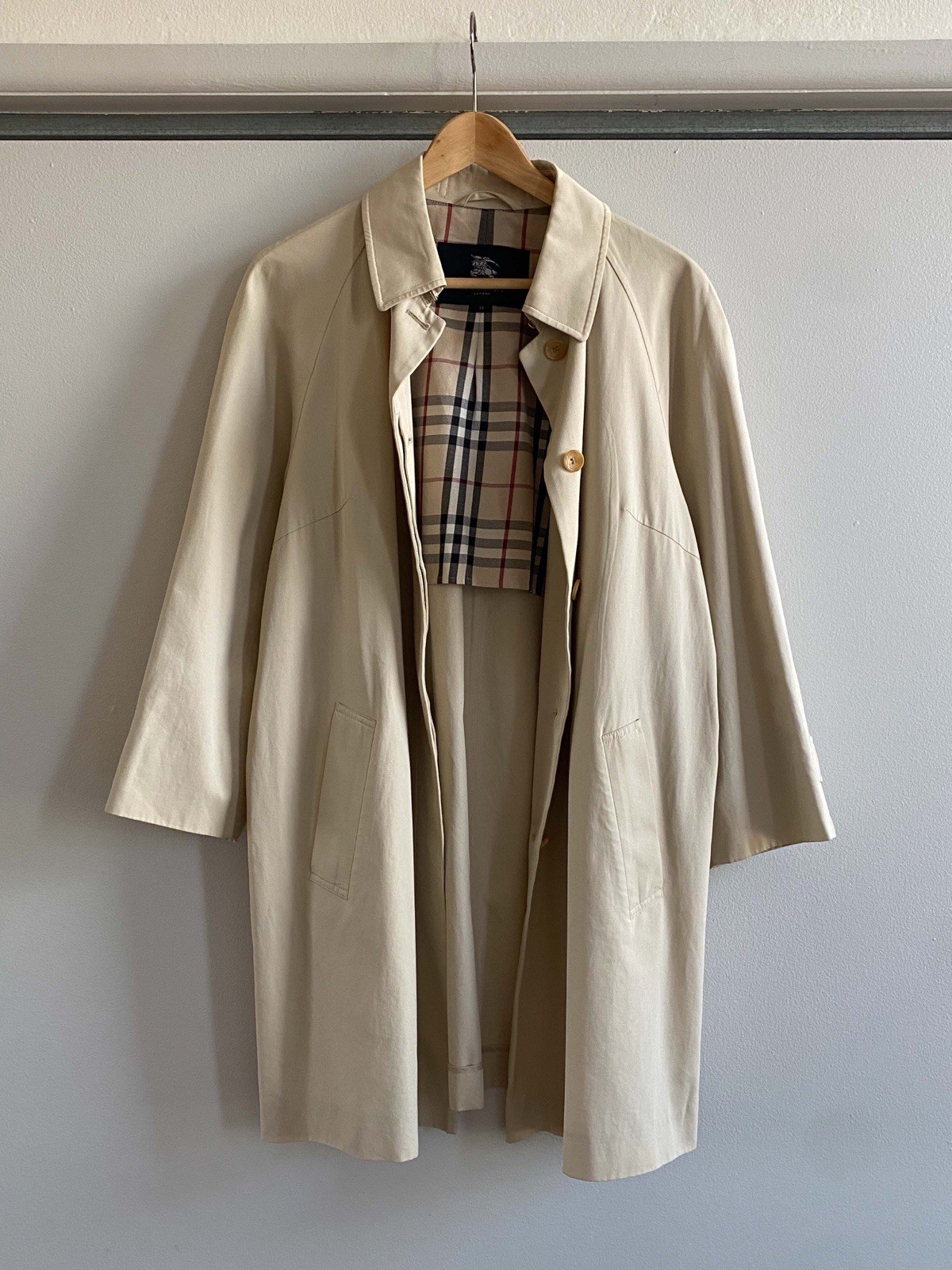BURBERRY London Camden Womens Car Coat Trench Size 15 New