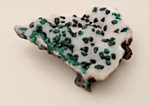 Malachite On Quartz Natural Green Dark Kambove Katanga Mine 110 Grams RDC