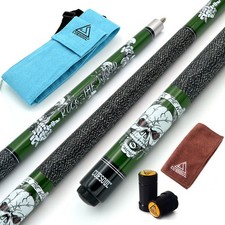 CUESOUL 58 inch 1/2 Maple Pool Cue Stick Kit-Rockin Series G206 21oz