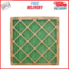 (4 Pack) Flanders Air Filters, 20" X 20" X 1" Precisionaire Nested Glass, Green