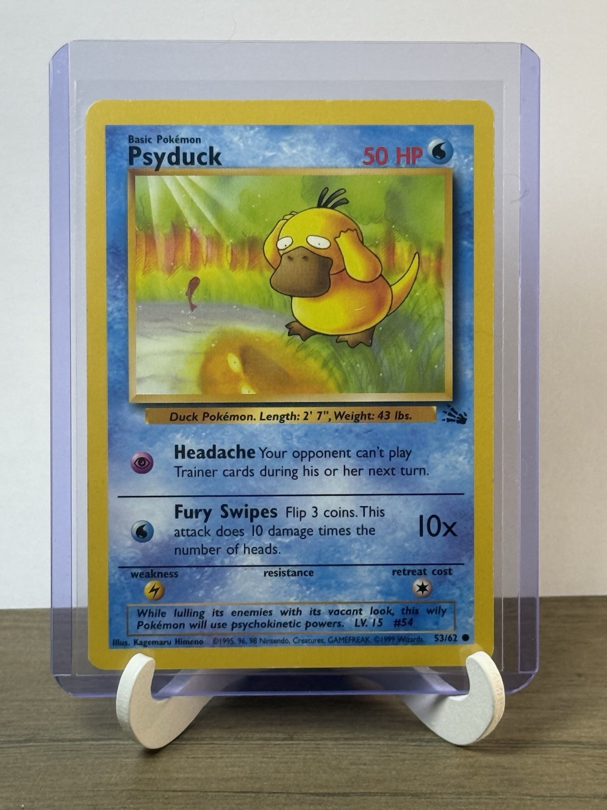 Wizards of the Coast Psyduck 53/62 Base Set Unlimited Common Regular EN 1999