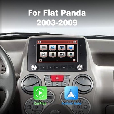 Autoradio BT DAB AHD Fiat panda 2003-2009 Android Auto Radio CarPlay Mirror Link