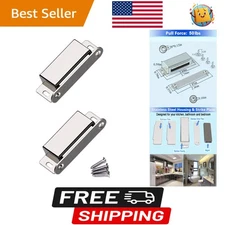 Powerful 50lb Magnetic Latch, Stainless Steel - Secure Closure Solution, 2-Pack