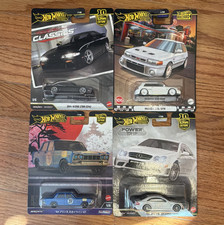Hot Wheels Premium Diecast 1:64 Lot of 4 Real Riders Car Culture Mix