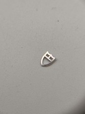 #1665 ORIGINALE LOGO TUDOR ARGENTO QUADRANTE DIALLOGO INSEGNA USED ACCIAIO