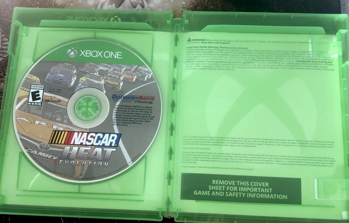 NASCAR Heat Evolution Microsoft Xbox One 2016 Good working condition ...