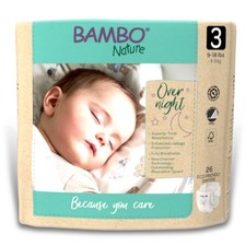 Bambo Nature Baby Baby Diaper Size 3 9 to 18 lbs. 1000021009 52 Ct