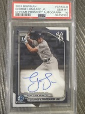 George Lombard Jr Bowman Chrome 2024 Auto