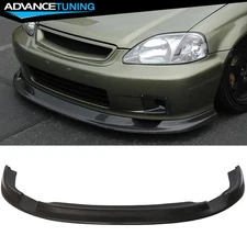 Fits 99-00 Honda Civic EK JDM First Molding Style Front Bumper Lip Spoiler PU