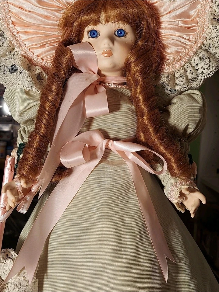  Catherine Marie Osmond Maryse Nicole Amark Antigua Reproducción Porcelana 26" Foto 3 de 4