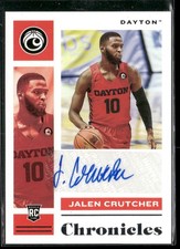 Jalen Crutcher 2021 Panini Chronicles Draft Picks Chronicles Rookie Auto #CR-JCR