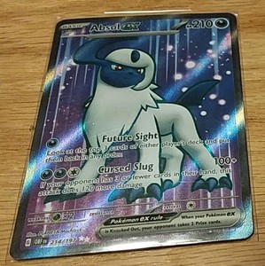 Absol ex - 214/197 - Pokemon Obsidian Flames Full Art Ultra Rare Card NM