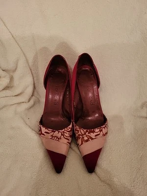 Red Or Dead Stiletto Heeled Shoes Leather and Material - Image 1 of 4
