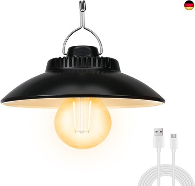 Campinglampe Aufladbar, Yizhet Retro LED Campinglaterne, 200 Lumen, IPX4