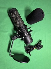 Hyper X QuadCast RGB USB Microphone w/ Stand Boom Arm Black Good Condition