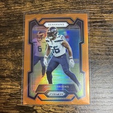 2023 Panini Prizm Orange #260 Jordyn Brooks Seattle Seahawks #/249