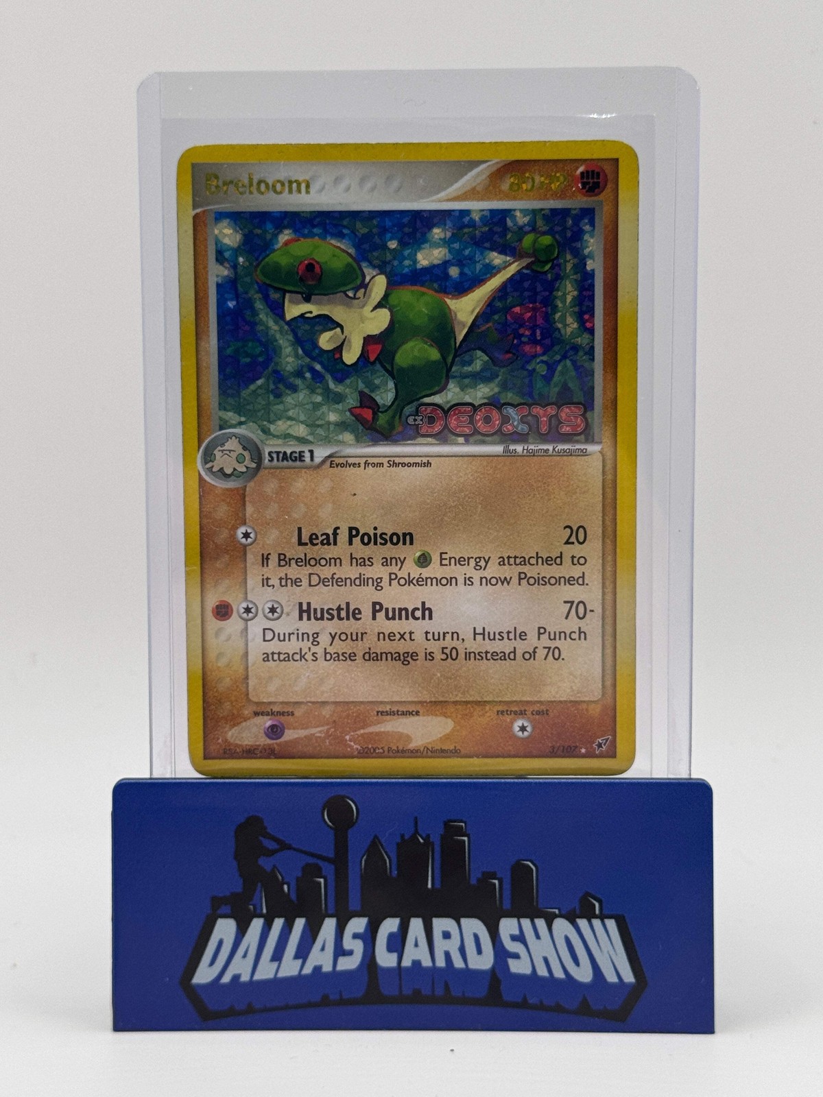 2005 Pokemon - Breloom (Rev. Foil) - 3/107 ex Deoxys MP