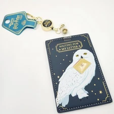 *Owl ID Badge Holder* Universal Studios Harry Potter Retractable Waiting Letter