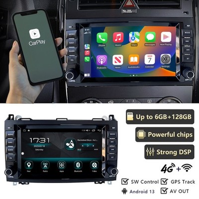 Carplay Car Stereo Radio GPS Navi WIFI For Mercedes Benz B A W245 W169 Sprinter