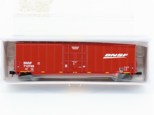 Coche de caja lateral liso Athearn ATH3768 BNSF Railway 50' escala N #712745 | Condition: Used