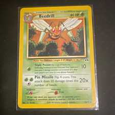 Pokemon TCG Beedrill 18/75 Neo Discovery Rare Unlimited 80 HP on eBay