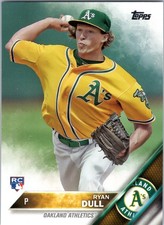 2016 Topps #574 Ryan Dull Oakland Athletics Rookie Card. rookie card picture