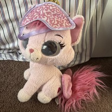 Disney Princess Palace Pets Aurora Kitty Dreamy Pink Talking Cat Plush Toy