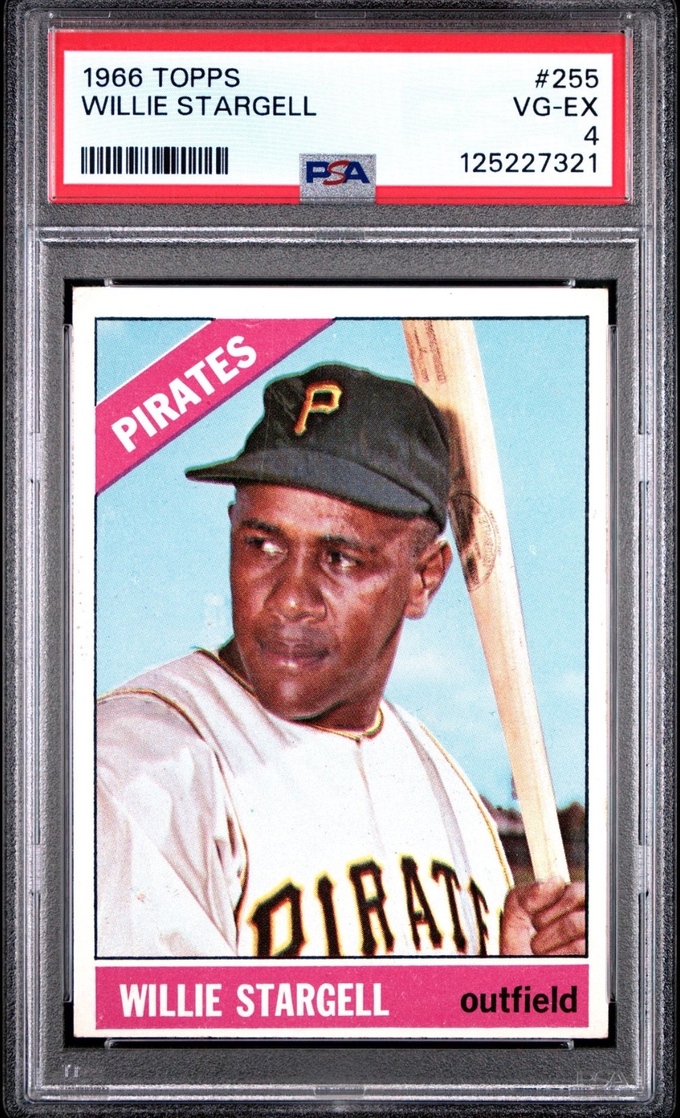 1966 Topps Willie Stargell 255 PSA VG-EX 4