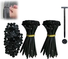 100PCS Nylon Universal Cable Tie Buckle, Heavy Duty Self-Locking Zip Ties Holder