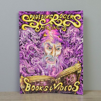 Vintage 1993-1994 Spaulding Rogers Mfg Tattoo Supply Books & Videos Catalog Huck