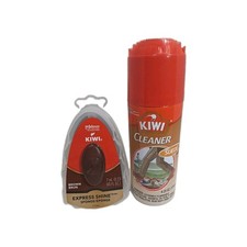 Kiwi Suede Cleaner 4.25oz Suede  Nubuck Shoes Boots  Gear Express Shine Brown