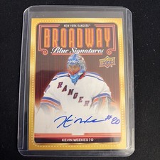 2025-26 NEW YORK RANGERS CENTENNIAL Kevin Weekes BBS-KW