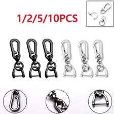 1-10 Metal Car Keychain Key Holder Keyring Men's Key Chain Ring Auto Accessories