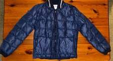 Campus Outerwear Vintage WINTER SNOW DOWN PUFFER Jacket SZ Medium BLUE COAT