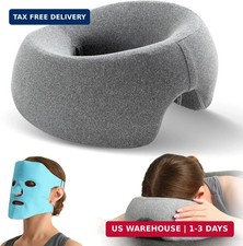 Face Down Pillow with Ice Face Mask for Massage Table, Massage Headrest for Bed,