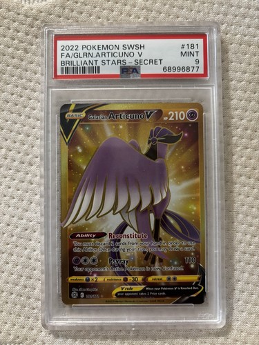 Galarian Articuno V graded PSA 9 for sale on eBay