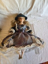Grande bambola porcellana 40 cm ottime condizioni victorian doll REBECCA