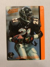 1992 Action Packed “NEON” DEION SANDERS Rookie Update Orange #84N Falcons Card