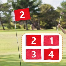 Große Golfflagge mit Nummerierung, ideal fü...