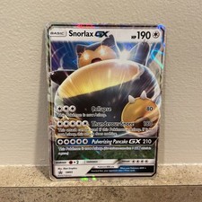 Snorlax GX - SM05 Black Star Promo Holo - Pokemon TCG 2016 - MP on eBay