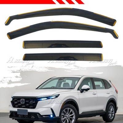 In-Channel Fit Honda CR-V 23-24 Smoke Rain Guard Vent Deflectors Window Visors