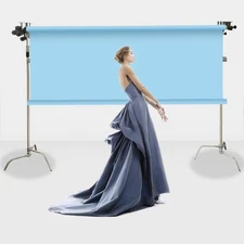 Motorized Electric Wall Mount Photo Background Support System 3 Roller w/ RC