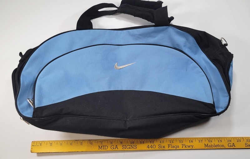 Nike Gym bag small Black And Carolina Blue